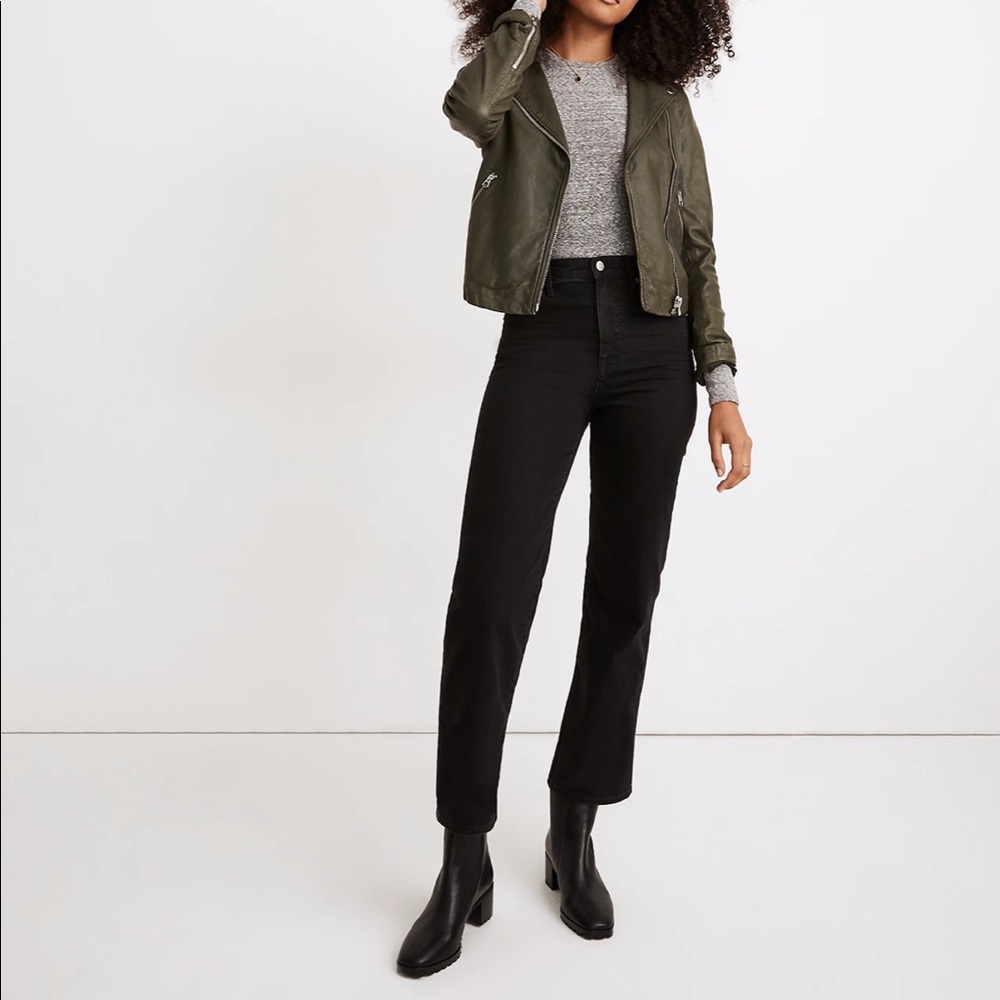 Madewell Slim Wide-Leg Jeans in Lunar Wash